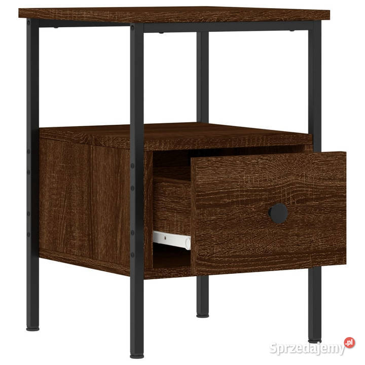 Szafka nocna brązowy dąb 34x36x50 materiał Warszawa sprzedam