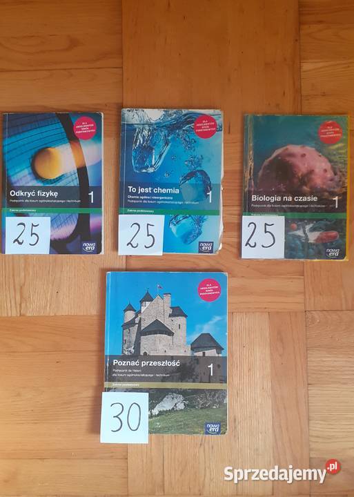 Książki do 1 klasy liceumtechnikum Rakszawa