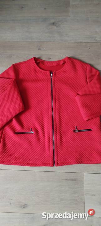 Pikowana narzutka kurteczka żakier r 50 Marynarki i żakiety podkarpackie Równe