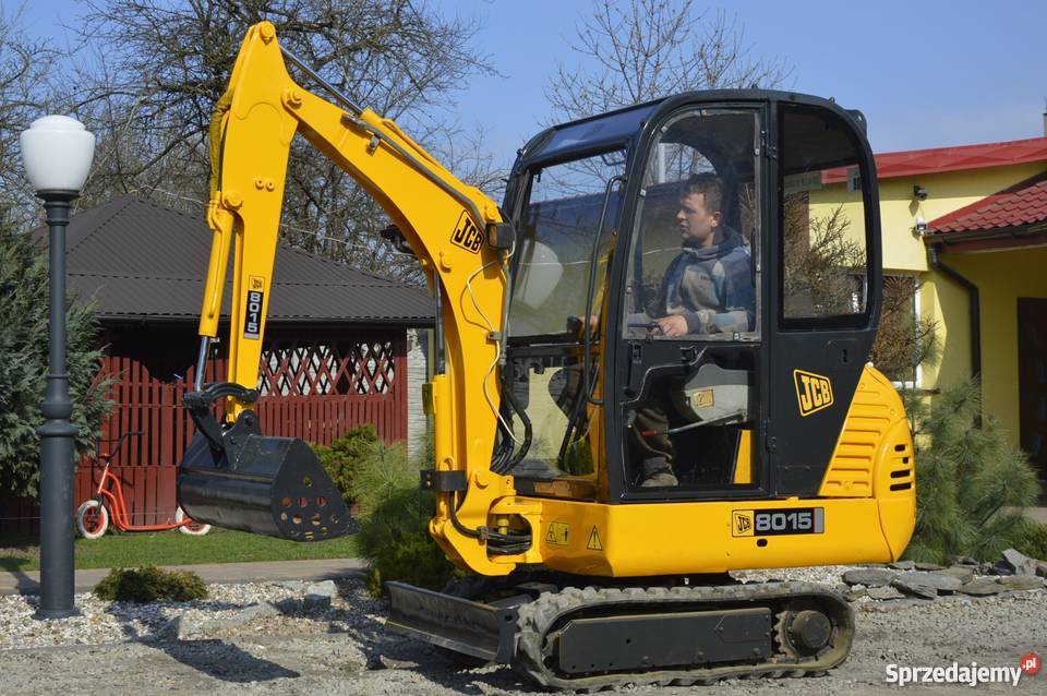 Minikoparka mini koparka JCB 8015 2001r 1550MTG Złoczew sprzedam