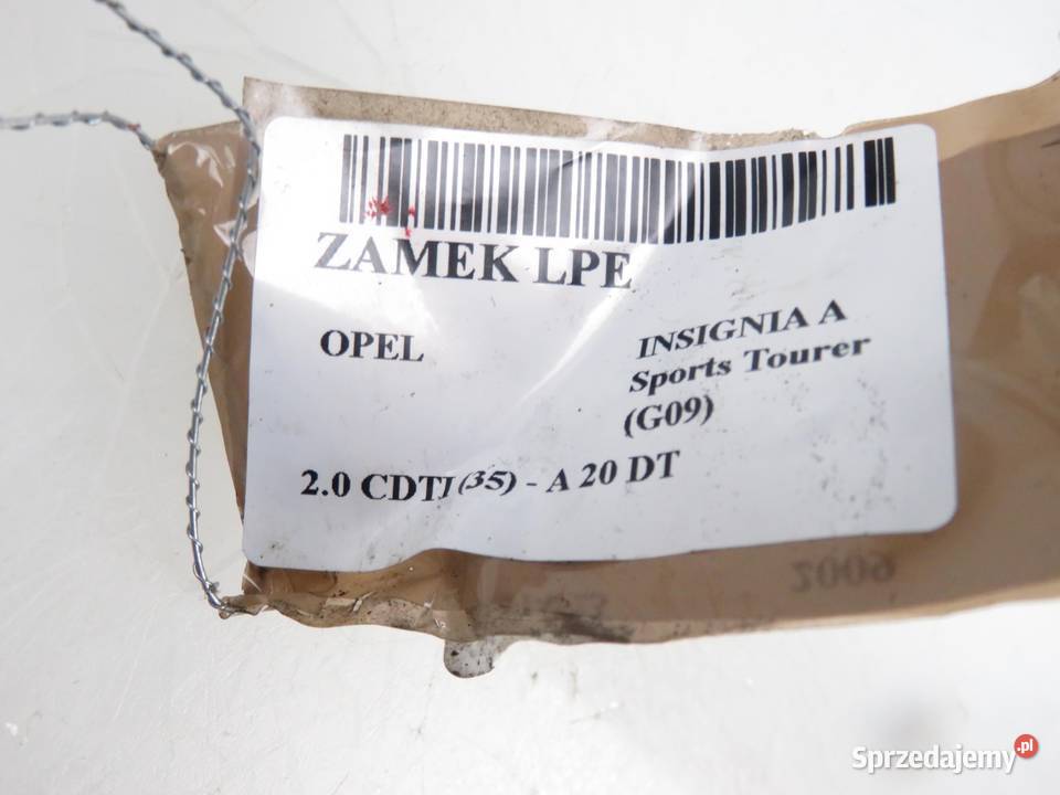 ZAMEK LEWY PRZEDNI OPEL INSIGNIA A 13503149HK sprzedam