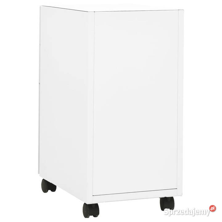 Mobilna szafka kartotekowa biała 30x45x59 Warszawa