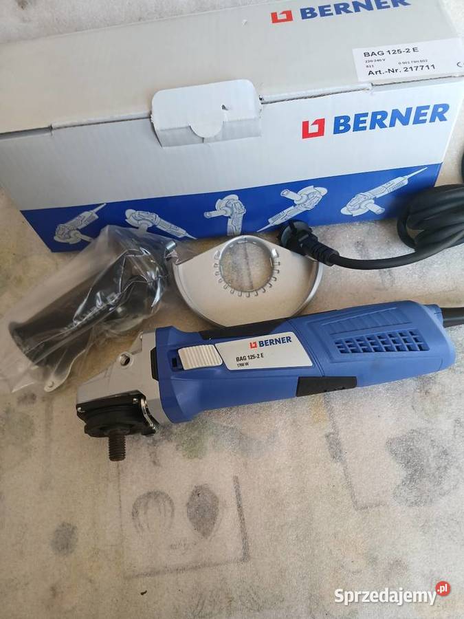 Szlifierka kątowa Berner Moc 1700 w tarcza 125 łódzkie Łódź