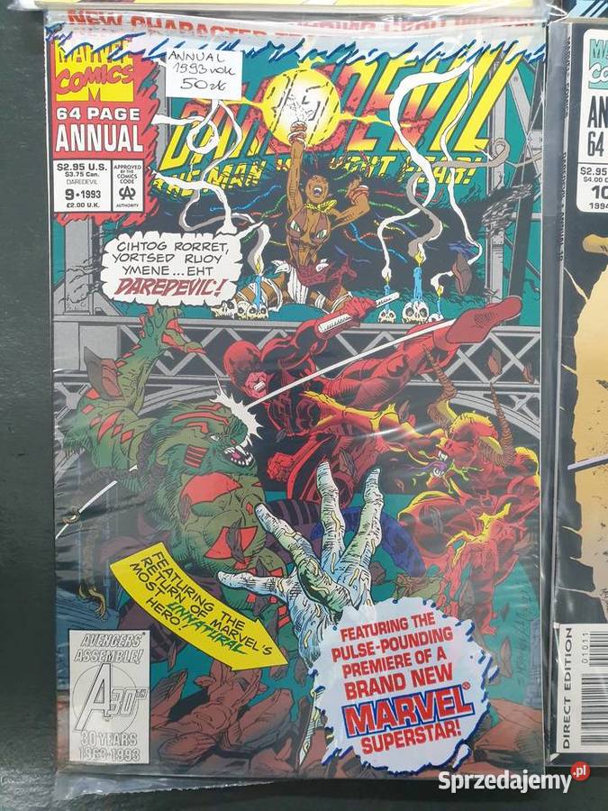 Daredevil Annual 4 oryginalne komiksy Marvel USA Gdynia