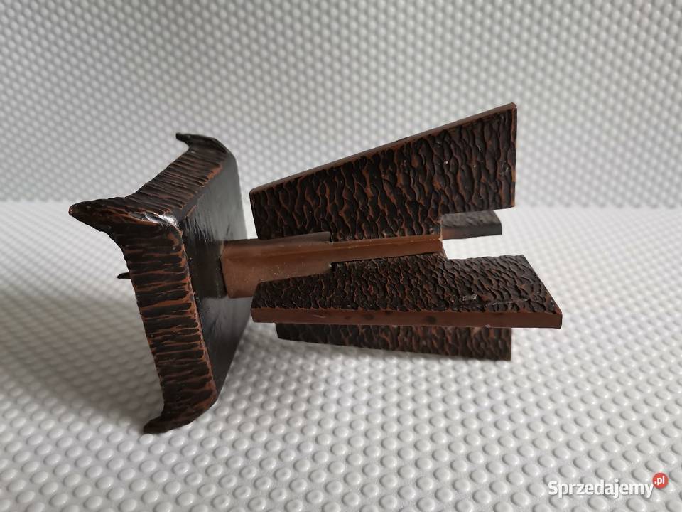 Stary miedziany świecznik metaloplastyka design Antyki, Sztuka, Kolekcje Katowice