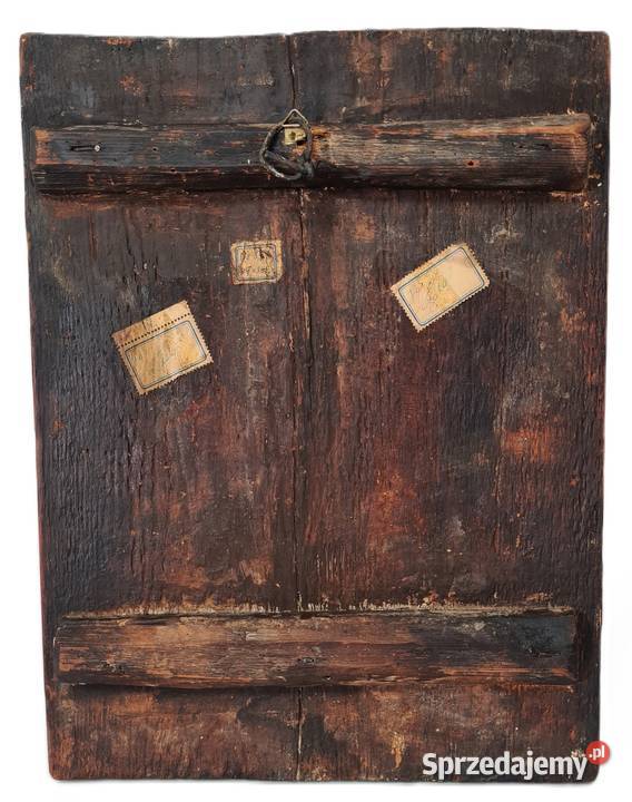 Ikona dwupolowa Matka Boża Hodegetria 0361 Malarstwo Warszawa sprzedam