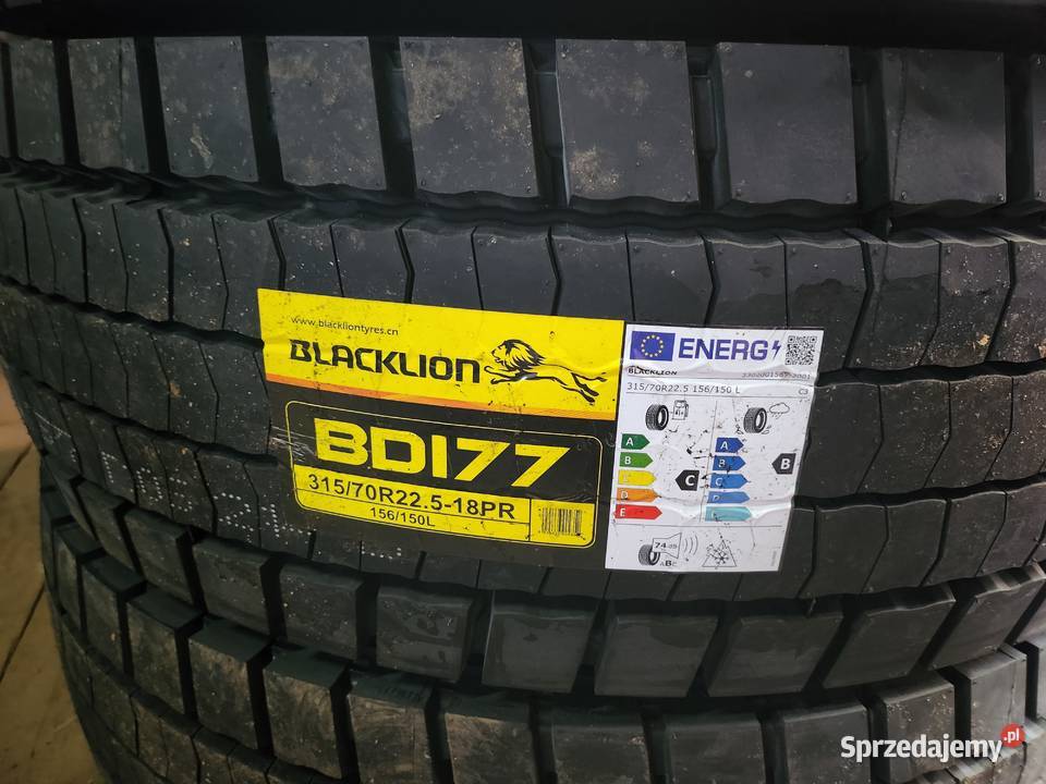 PROMOCJA! Opona Ciężarowa 315/70 R22,5 Black Lion BD177 Serw Gdańsk ...