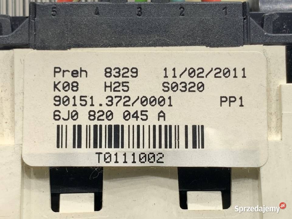 PANEL STEROWANIA NAWIEWU SEAT IBIZA IV sprzedam