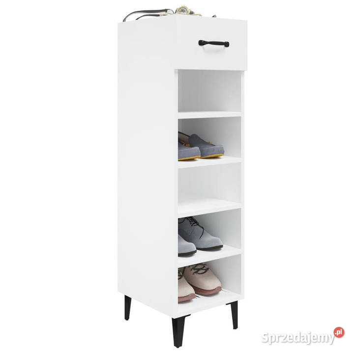 Szafka na buty biała 30x35x105 materiał Warszawa