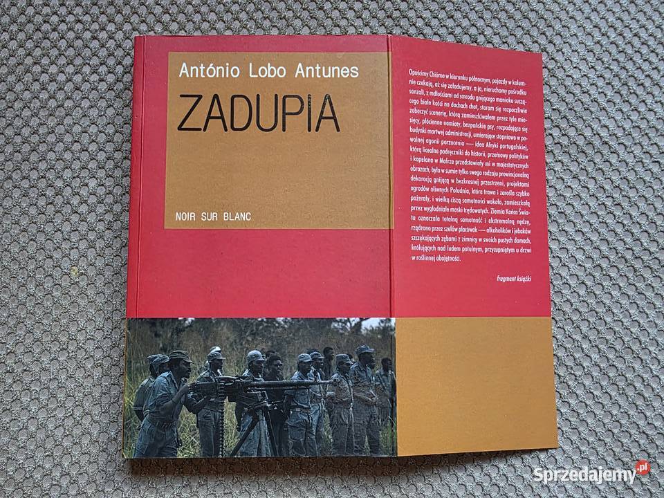 António Lobo Antunes Zadupia Kraków sprzedam