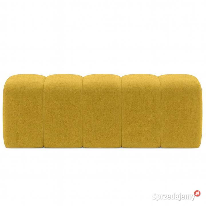 Pufa Tapicerowane Bubble Premium Żółta Edite Pufy i podnóżki Warszawa