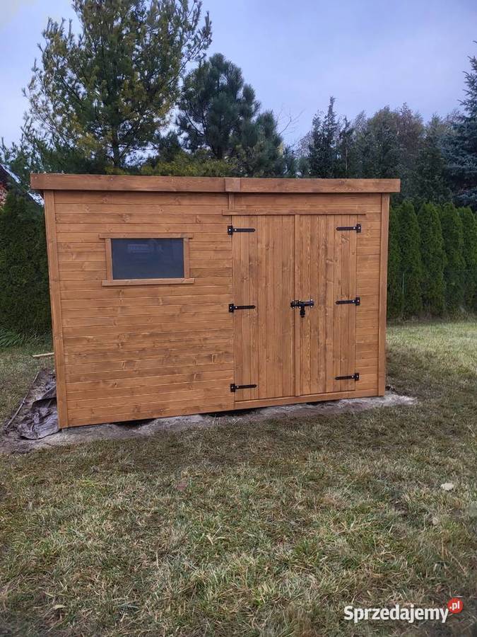 Domek ogrodowy nowoczesny 3x3 montaż Warszawa