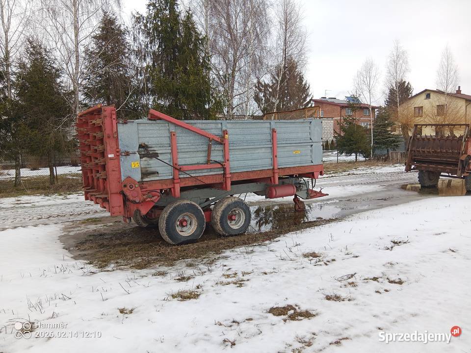 Rozrzutnik Obornika Cynkomet 8 Ton Tandem Rozrzutniki obornika Maszyny rolnicze Kurów