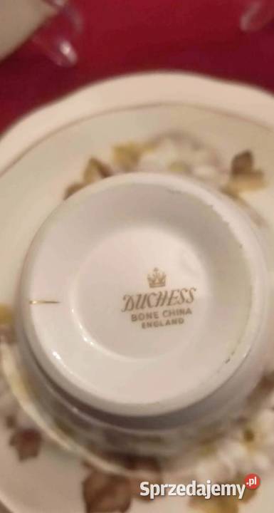 DUCHESS angielska porcelana kostnaZestaw Porcelana i szkło łódzkie