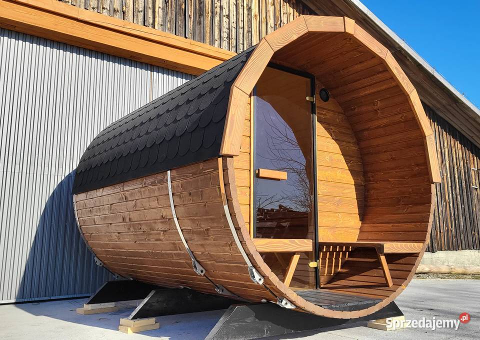 Sauna Ogrodowa Premium Okazja Dostępna ręki Sauny Jarosław