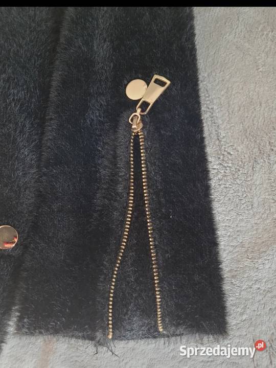 Kurtka alpaka czarny Jarosław