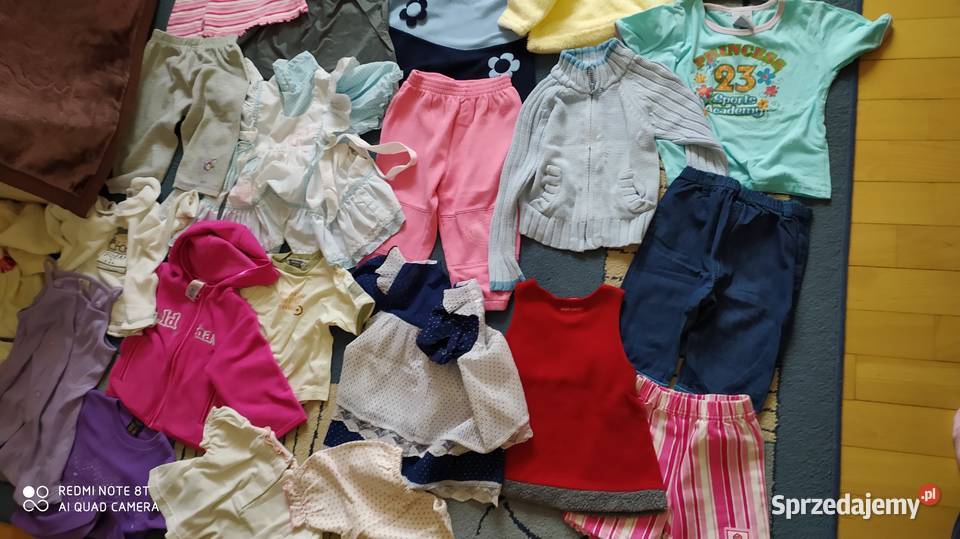 ubrania dziewczęce rozmiar 62 80 paka ubrań Odzież Poznań