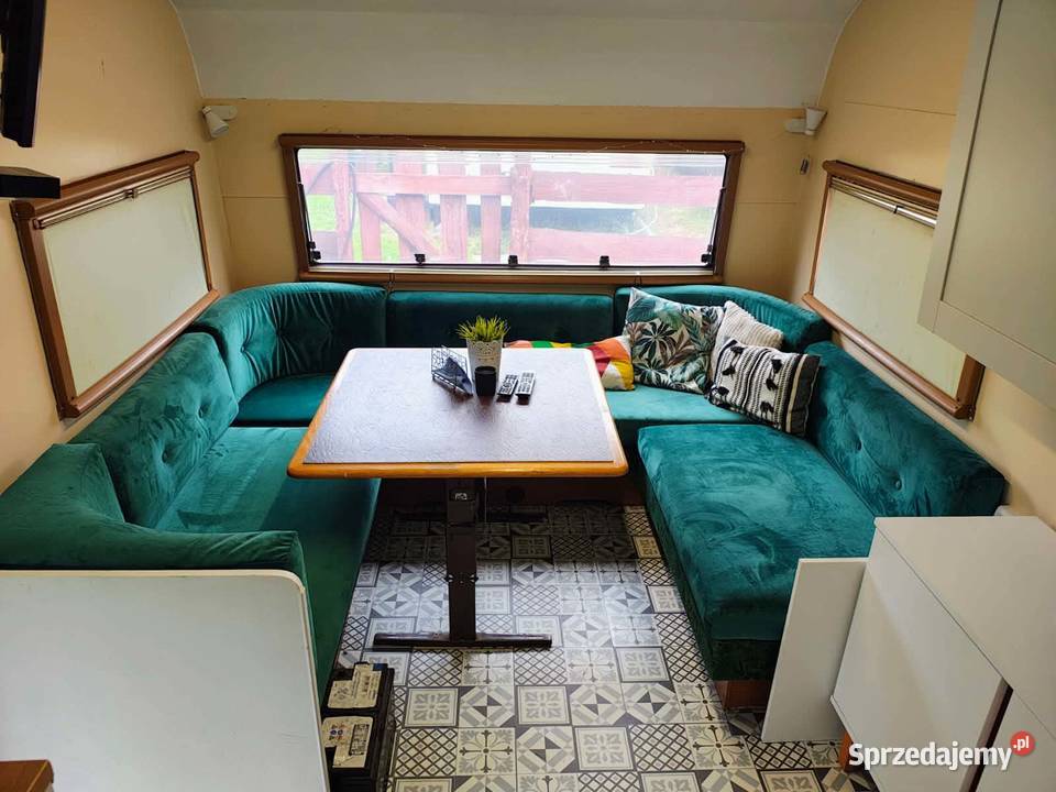 Przyczepa HOBBY 750 Stacjonarna Na działkę WC Kempingowe Wodzisław