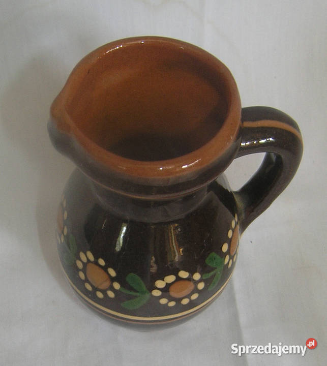 wazonik dzbanuszek 03 vintage Kamionka Łysa Porcelana i szkło