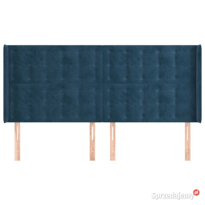 Zagłówek uszak ciemnoniebieski 203x16x118128 Warszawa