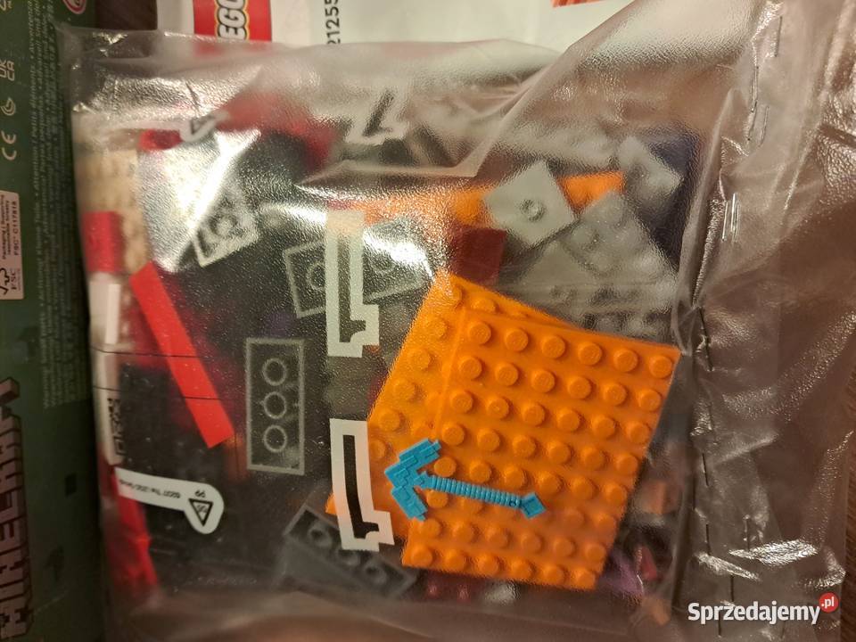 klocki lego 21255 z serii minecraft kompletne Sandomierz sprzedam