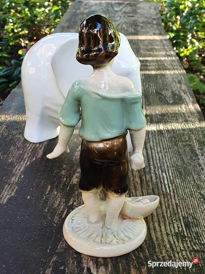 Stara porcelanowa figurka z Rumunii śląskie Myszków