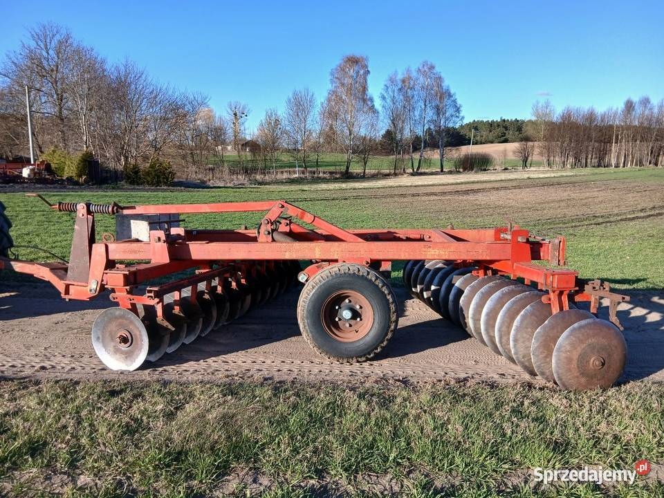 Brona talerzowa Knoche 3m Układ V Ciężka Bobowo