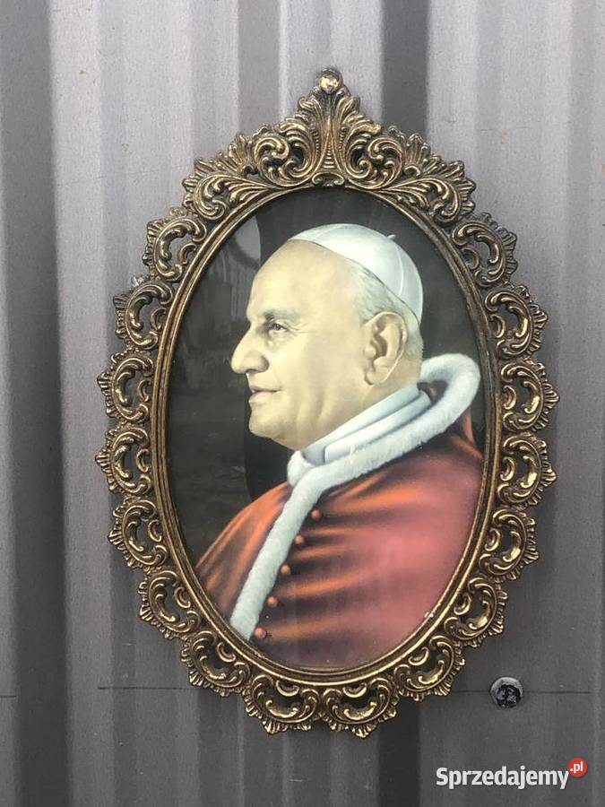 Papierz ładna ramka szkłem Łowicz