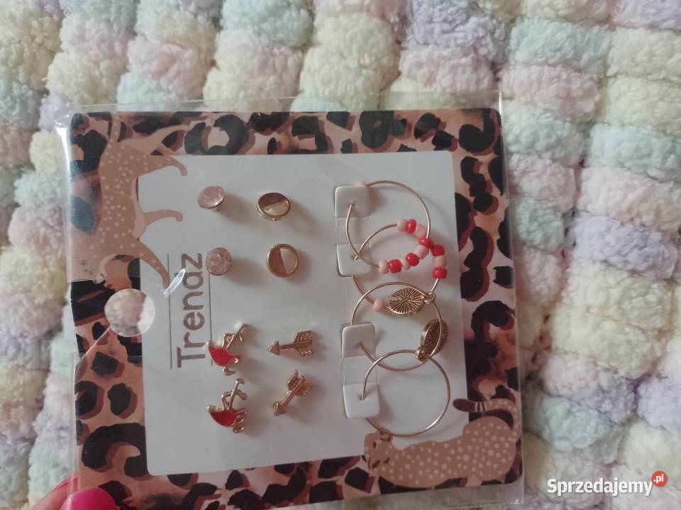 Zestaw 6 par kolczyków 6 x Kolczyki z Londynu małopolskie Kraków