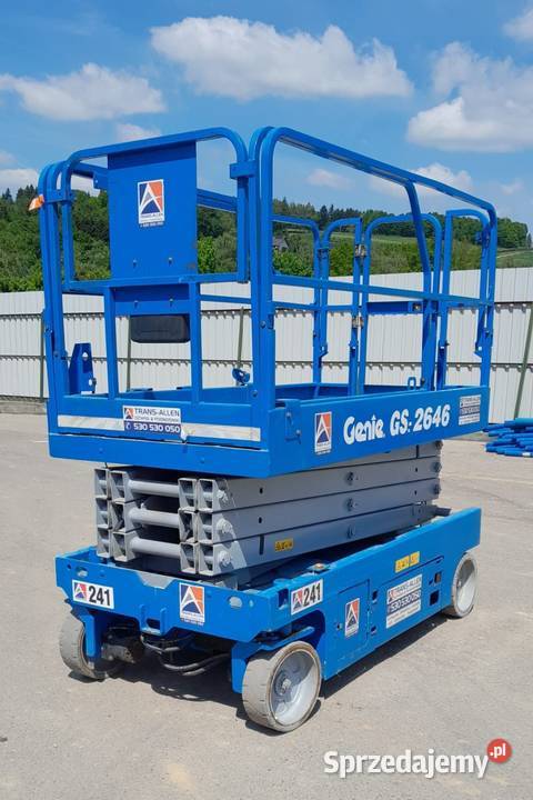 Podnośnik nożycowy GENIE GS 2646 241 podest Jasło
