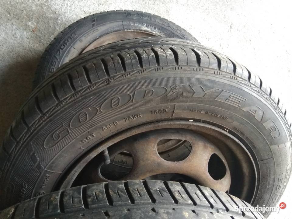 Opony z felgami 16570 R13 4 sztuki Good Year lubelskie Lublin