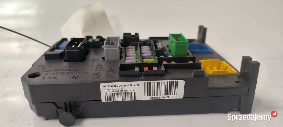 SKRZYNKA BEZPIECZNIKÓW PEUGEOT 508 9665547580 Pozostałe kujawsko-pomorskie Lipno sprzedam