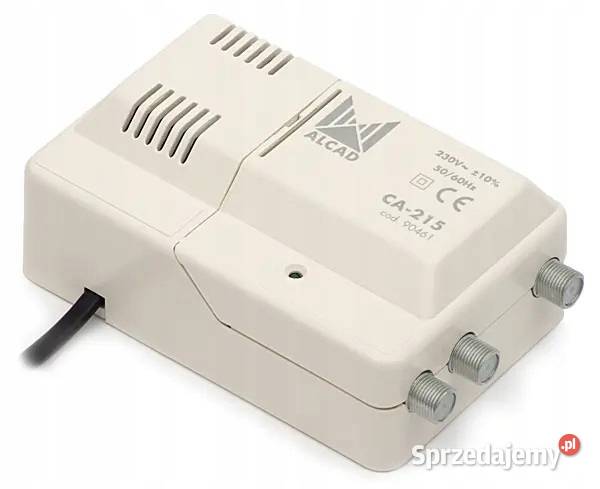 Wzmacniacz Anten DVBT 2 TV UHF VHF Zasilacz 12V Łódź