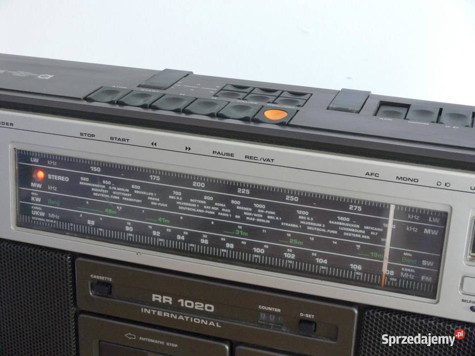 Radio magnetofon Grundig RR1020 Vinage WYSYŁKA Jasło
