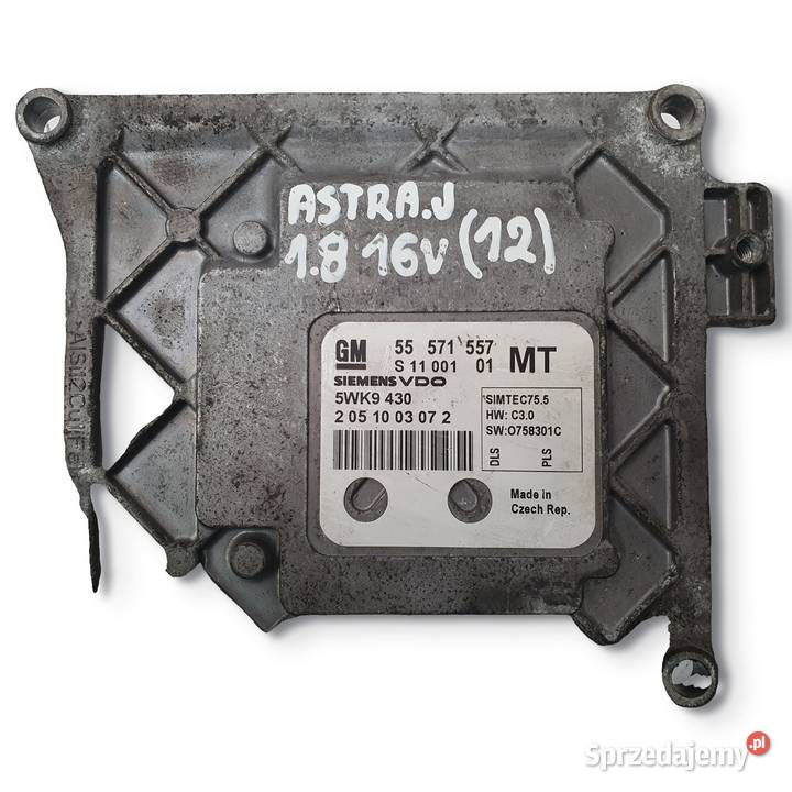 STEROWNIK SILNIKA Opel Astra J 18 16V komputer osobowe Chełm