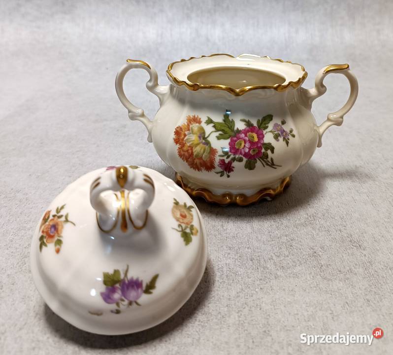 Edelstein Maria Theresia Cukiernica Kwiaty Porcelana i szkło Wałbrzych sprzedam