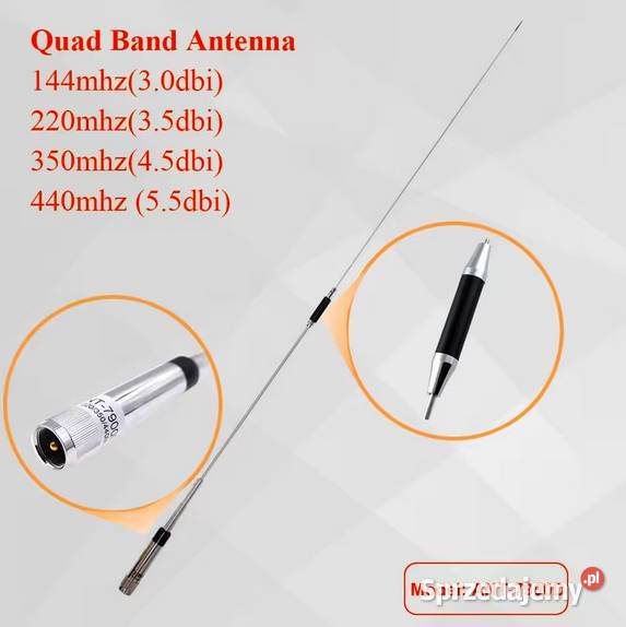 Antena KT7900D czterozakresowy antena Piła