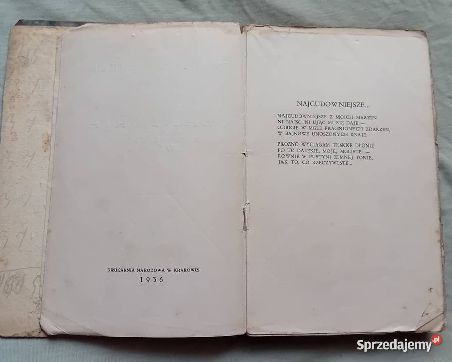 Władysław Orkan Czantorja Gebethner Wolff 1936 r sprzedam