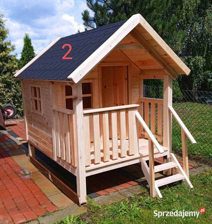 Domek dzieci place zabaw małopolskie Dąbrowa Tarnowska