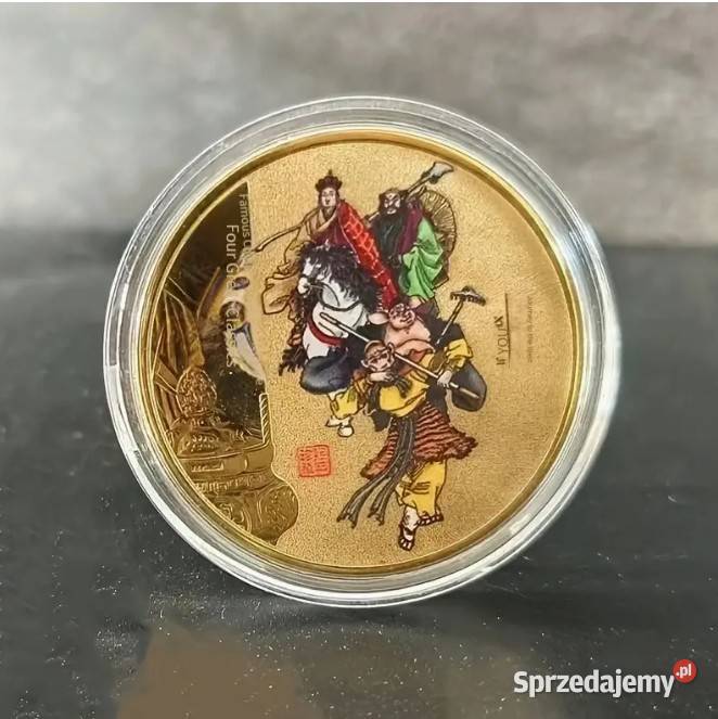 Kolekcjonerski zestaw monet medali postaci z Warszawa