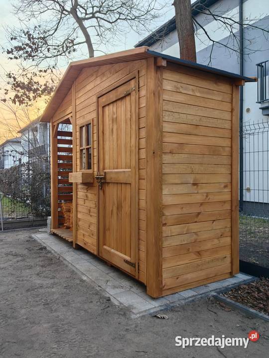 Drewutnia 114 x 11m domek 2 x 11m z dach Kalety