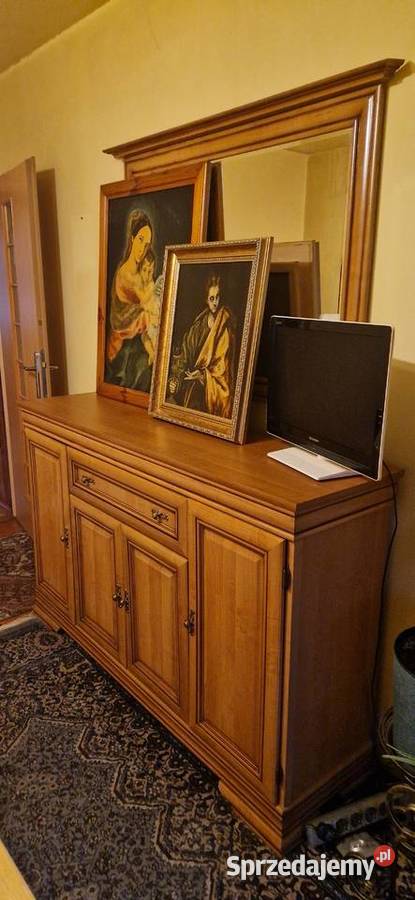 Meble drewniane Komoda Witryna Mielec