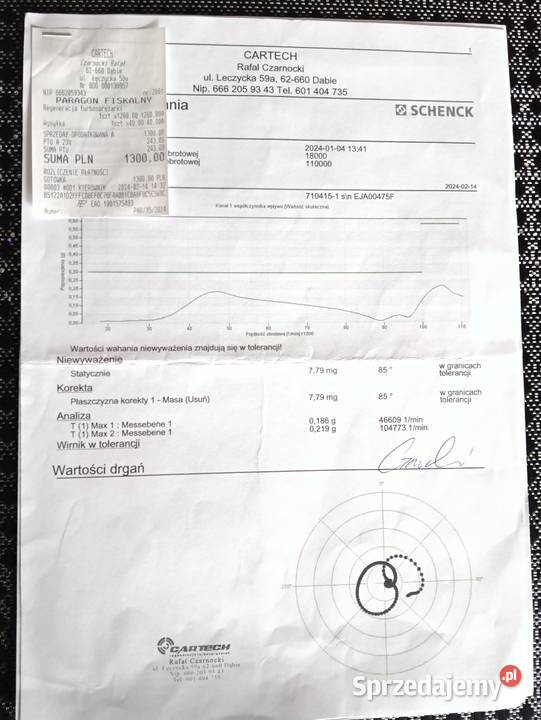 Turbina BMW e39 M57D25 Jelenia Góra