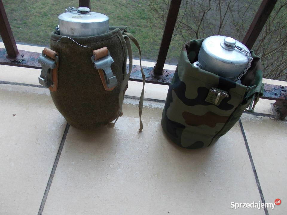 Manierka wojskowa aluminiowa z pokrowcem Nowa mazowieckie