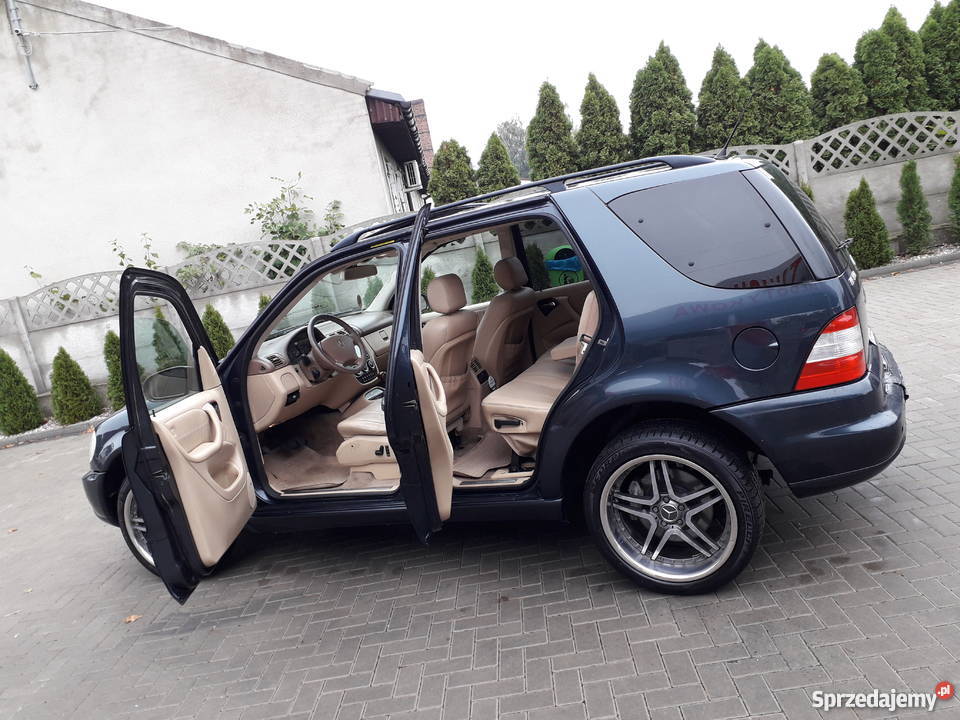 Mercedes ML 50 Benzyna Gaz Felga 20 Jasne elektryczne lusterka Ostrów Wielkopolski
