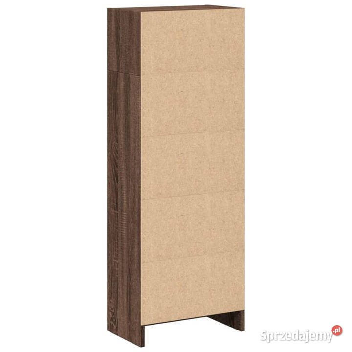 Regał brązowy dąb 40x24x109 materiał Warszawa
