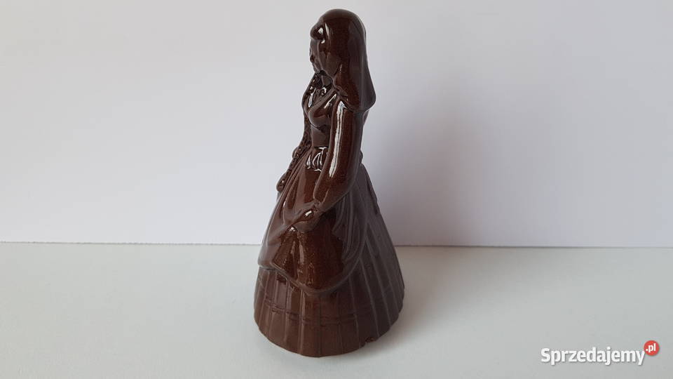 Stara ceramiczna figurka kobiety dziewczyny Dąbrowa Górnicza