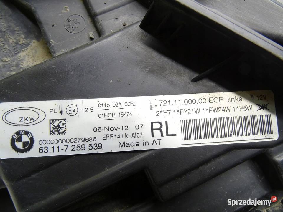 LAMPA REFLEKTOR LEWA LEWY PRZÓD PRZEDNIA BMW F30 Lampy przednie sprzedam