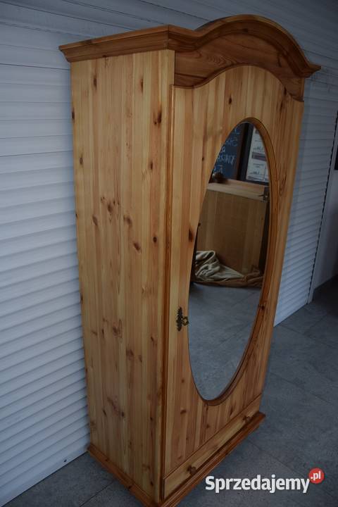 szafa z drewna sosnowego z lustrem nowa Olsztyn