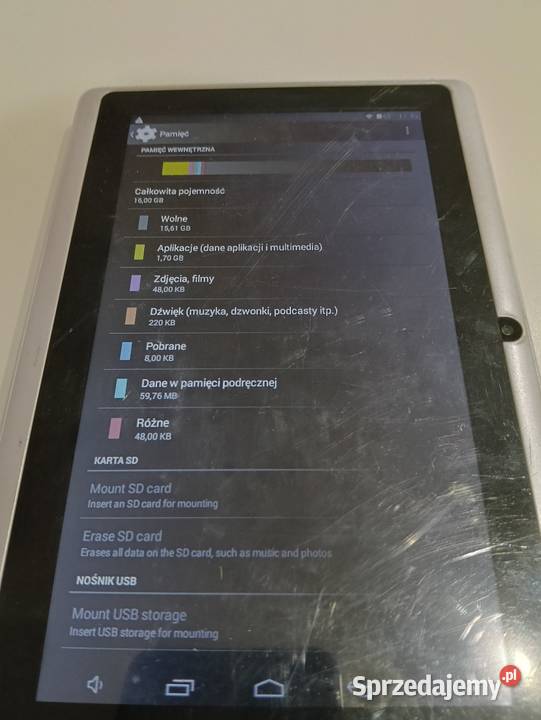 Tablet pc używany Drążdżewo Nowe sprzedam